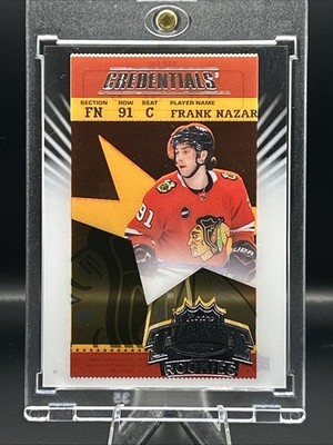 2024-25 UD Credentials - Acetate Retro Ticket Access Rookies Frank Nazar #RTR-FN