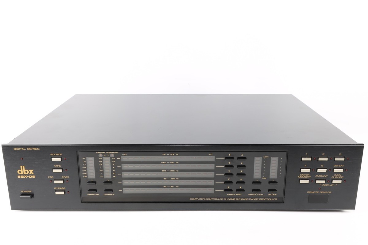 dbx Dack PA ダイナミックプロセッサー dbx 5BX-DS Flagship 5-Band Dynamic Range Controller 100-240V OK