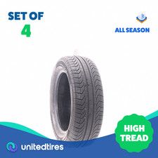 Set Of 4 Used 20555r16 Pirelli P4 Persist As Plus 91h - 1132