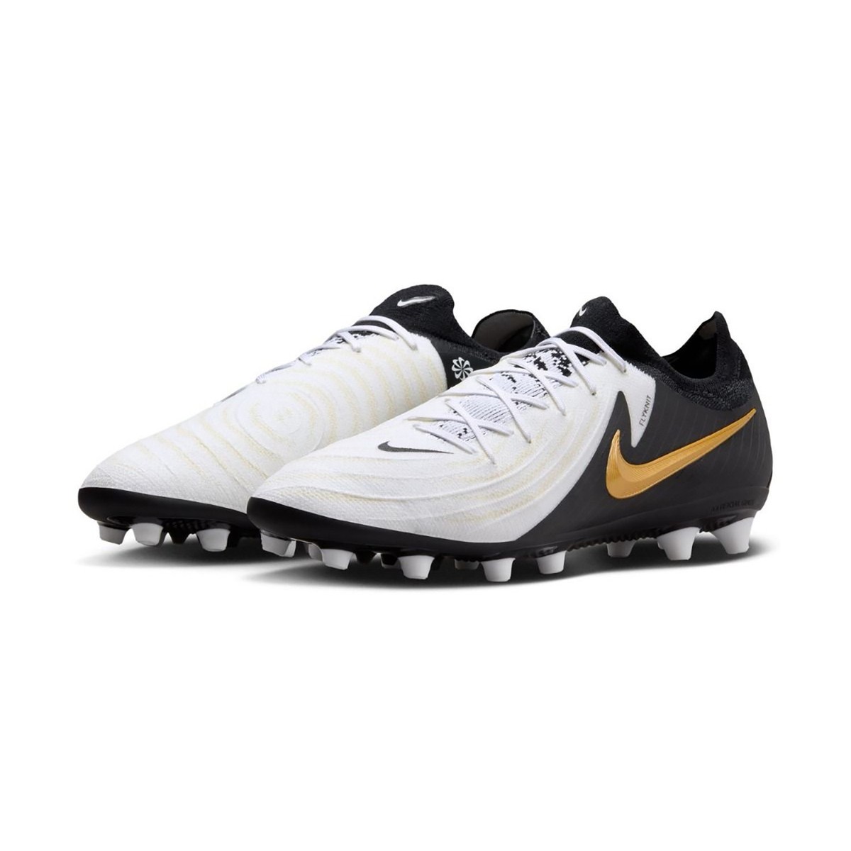 Nike Women's Phantom GX 2 AG-Pro Size 8.5 White Black Gold Cleats