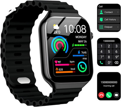 Smart Watch for Men Women, 2.09'' AI Fitness Smartwatches with Calling/Sms, Heart