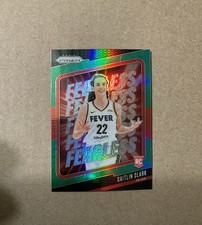 2024 Panini Prizm WNBA - Fearless Caitlin Clark #10 Green Prizm (RC) Rookie ROY