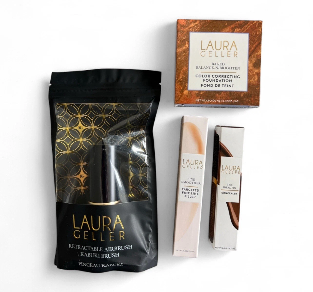 Laura Geller Full Face Makeup Kit w/ Kabuki Brush 08 Deep New ($140)
Opens in a new window or tab