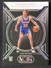Pacome Dadiet 2024-25 Panini Noir Icon Edition Holo Silver RC /49 #187