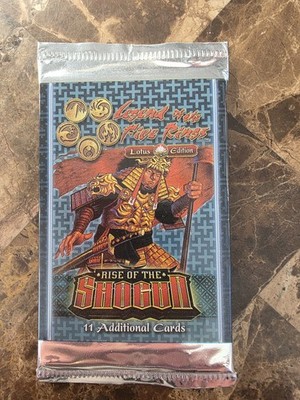 Legend Of The Five Rings Ccg Rise Of The Shogun, Lotus Edition Booster Packs.