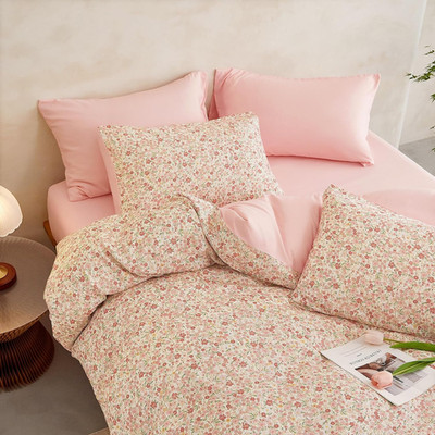 - Floral Comforter Set with Sheets, Cute Vintage Flower Cottagecore Aesthetic fo