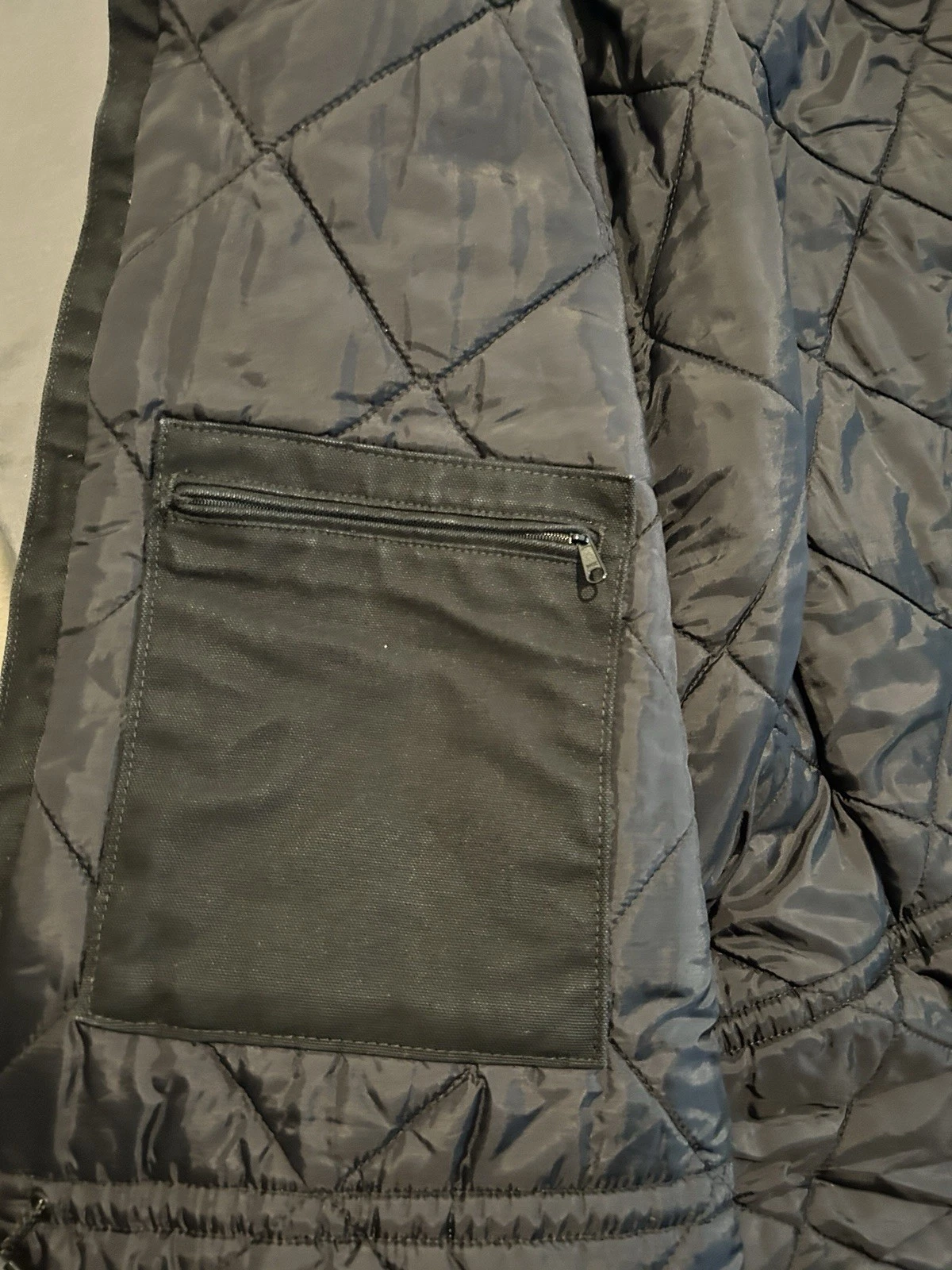 Carhartt Jacket Mens 54 Tall Black C03 Traditional Coat Duck Canvas Distressed image 12