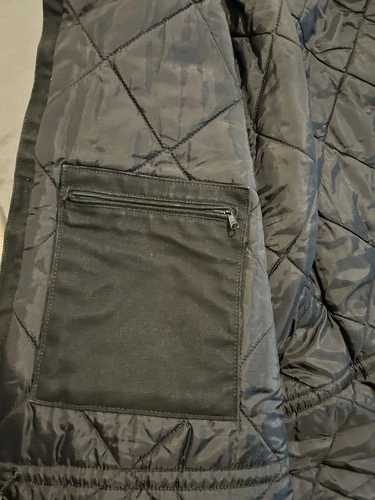 Carhartt Jacket Mens 54 Tall Black C03 Traditional Coat Duck Canvas Distressed image 12