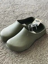 Gardenline Men's Garden Clogs Size 11/12 Olive Green NWT