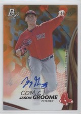 2017 Bowman Platinum Top Prospects Orange 14/25 Jay Groome Jason Auto uk2