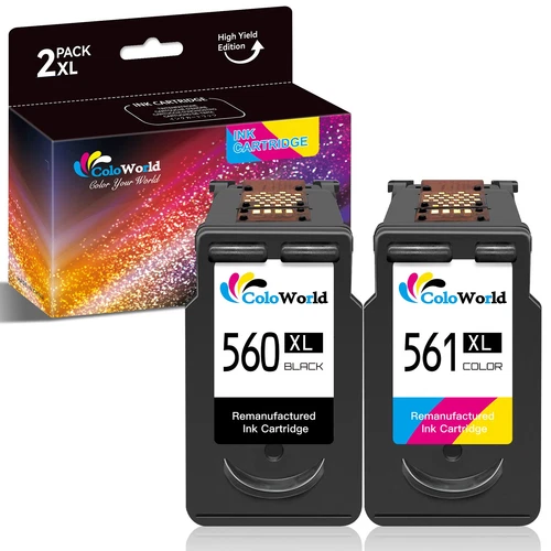 1-2X XL Patronen für Canon PG-560 CL-561 XL PIXMA TS5350 TS 5351 5353 7450 7451.