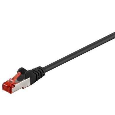 Wentronic CAT 6-3000 SSTP PIMF SCHWARZ 30m CAT 6 Netzwe # 68699