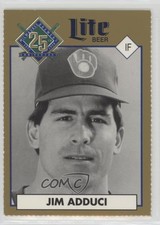 1994 Miller Brewing Milwaukee Brewers 25 Year Commemorative Jim Adduci 0w6