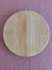 XL Holz Drehplatte Drehteller 35cm Drehbar Drehtablett Servierplatte Käse Wurst