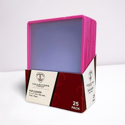 Toploader 35pt Pink - 25 Stück Trading Card Protector Hüllen  Collectors Concept