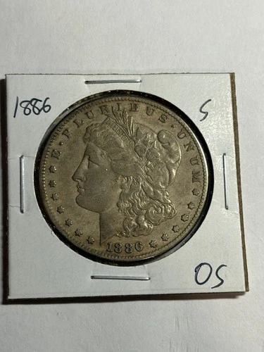 1886-S Morgan Silver Dollar XF Tough Date