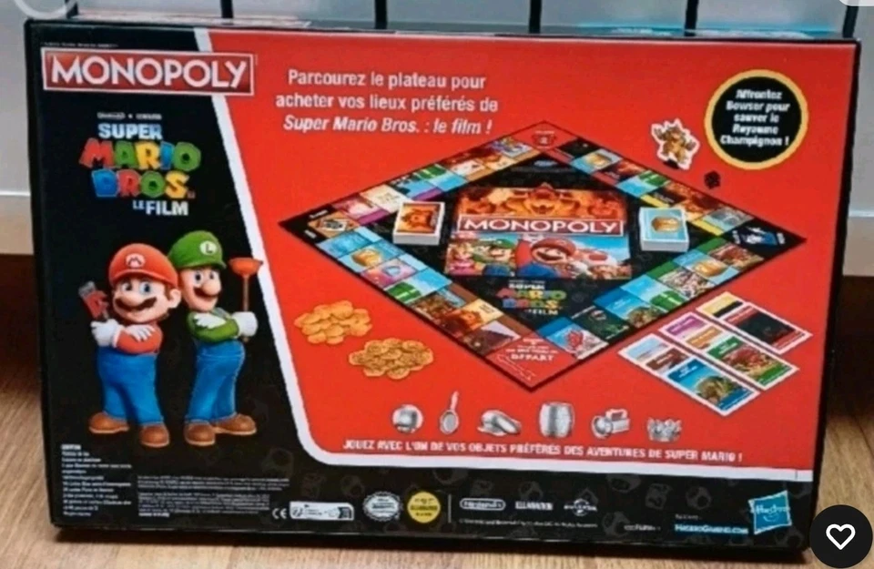 Monopoly Super Mario Bros le film neuf  - Photo 2/4