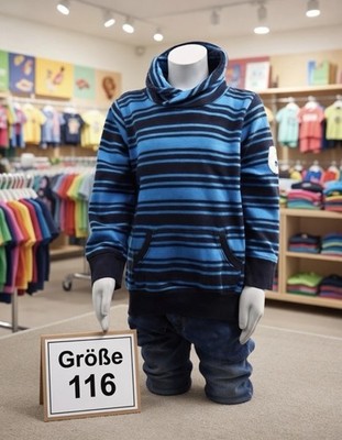 Topolio Jungen Pullover - Gr.116 - Langarmpullover Kindermode Mode Bekleidung