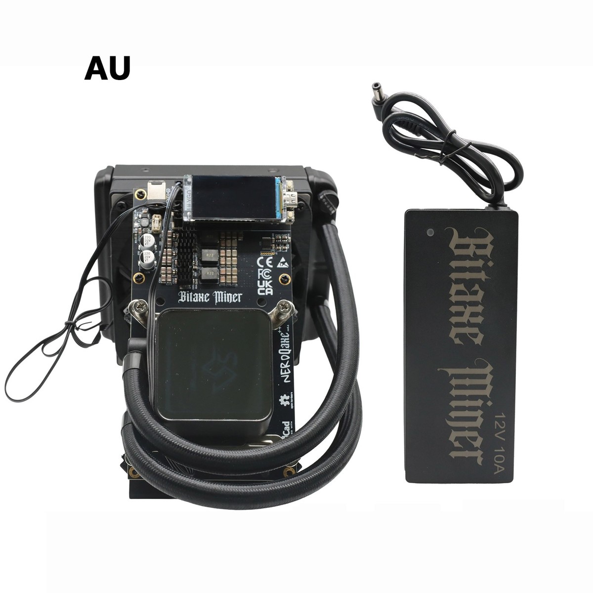 Bitaxe Miner NerdQaxe++ 4.8Th/s Hydro Liquid Cooler Bitcoin Miner 6mo  warranty ! | eBay