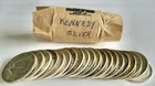 New Listing1964 Kennedy Half Dollar Roll 20 Coins 90% Silver $10 Face Value Circulated