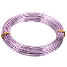 32.8ft Aluminum Wire, 1pcs Jewelry Wire Craft Wire 2mm 12 Gauge Wire, Pink