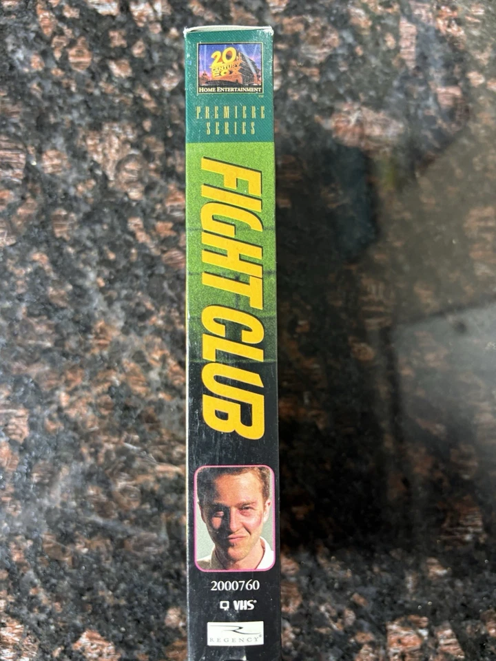 Fight Club - VHS - 20th Century Fox Premiere Series 2000 Brad Pitt Cult Classic Foto 4 de 4
