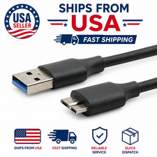 USB 3.0 Cable for Seagate Backup Plus Slim External Hard Drive HDD Data Cord