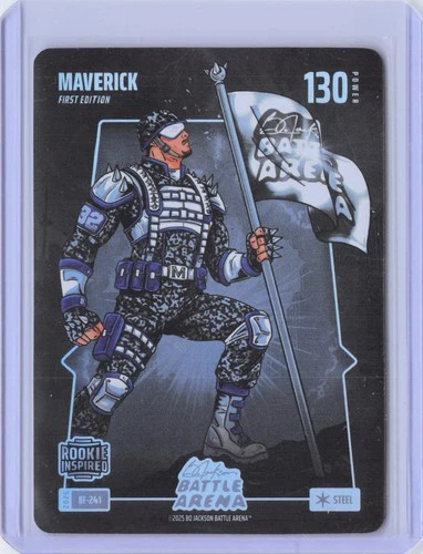 Maverick Rookie Inspired Steel Battle Foil | 2026 Bo Jackson Battle Arena