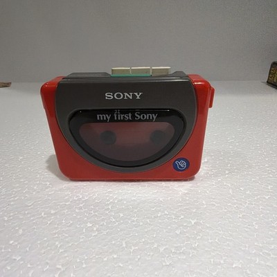 Vintage My First Sony Walkman Red WM-3000 Cassette Player READ | eBay