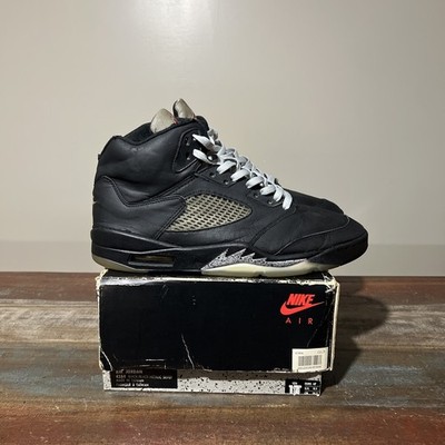 Nike Air Jordan 5 Black Metallic 1990🦄🎄 1 1985 | eBay