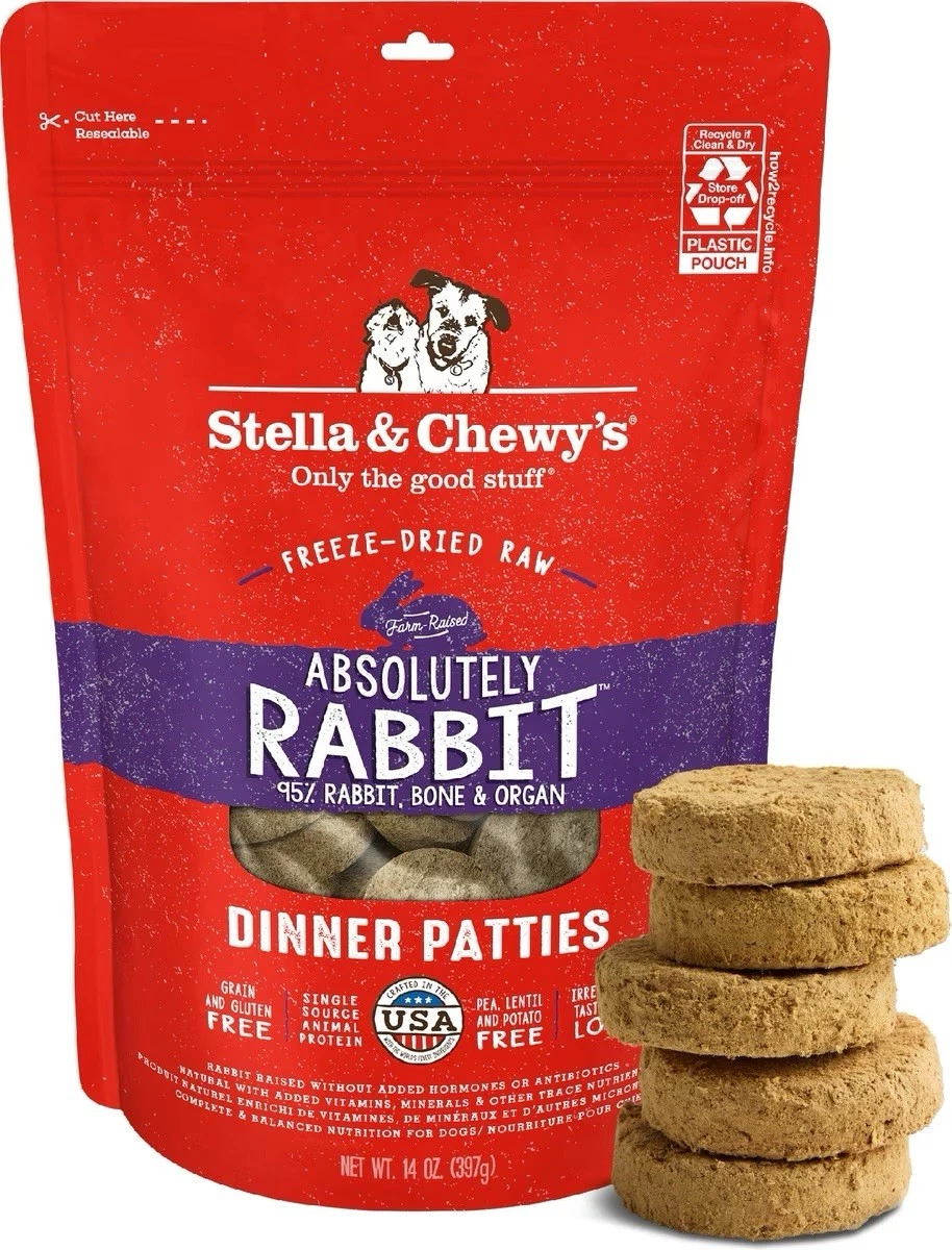 14oz Stella & Chewy’s Absolutely Rabbit Dinner Patties