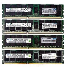 Samsung M393B2G70BH0-CK0 64GB 4x16GB PC3-12800R DDR3 ECC Registered Server RAM