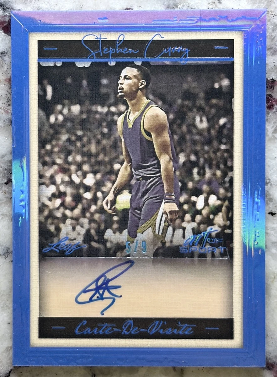 Stephen Curry 9 Graded Basketball Autographed Sports Trading Cards