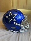 Ezekiel Elliott Signed Cowboys Flash Blue Full Size Authentic Speed Helmet BAS