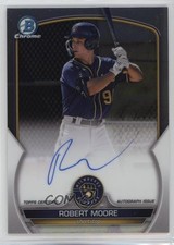 2023 Bowman Chrome Prospect Auto Robert Moore #CPA-RME Auto 5y7