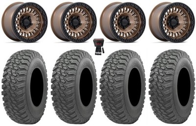 KMC Aztec Bdlk 15''Wheels Br +0mm 33''Mongrel SQ Tires UForce U10 Pro / U10 XL Pro