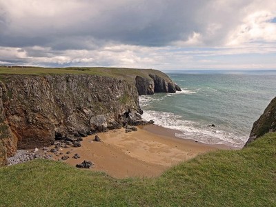 Photo A3 Cliffs east of Saddle Point: Stackpole Elidor Bosherston  c2016