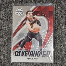 2023-24 Panini Mosaic Trae Young  #10 Give and Go