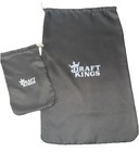 Set of two DraftKings drawstring bags approximately 12 x 8” and 25 x 16” — photo 1