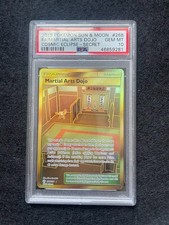 Pokemon Cosmic Eclipse Martial Arts Dojo 268 PSA 10 Clean! #268 Secret Rare on eBay