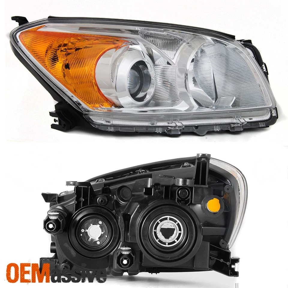 Se adapta a Toyota RAV4 2009-2012 faros luces conductor+pasajero izquierda+derecha Foto 2 de 4