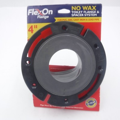 4'' Flexon Flange No Wax Toilet Flange & Spacer System PB-204 SEE DESC