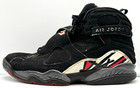 FLAWS Nike Air Jordan 8 VIII Retro Playoff Black Bred White 305381-061 Size 13