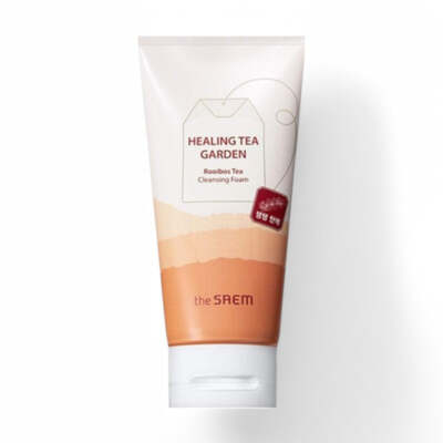 The Saem Healing Tea Garden Cleansing Foam 4 Types Rooibos Tea #mde