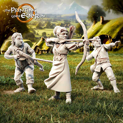 The Halfling Rebellion- Hobbit Archers & Stone Thrower- Wargames MESBG, LoTR etc
