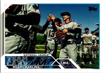 2023 Topps Series 2 Team Card  #473  LoanDepot Park Miami Marlins Baseball    