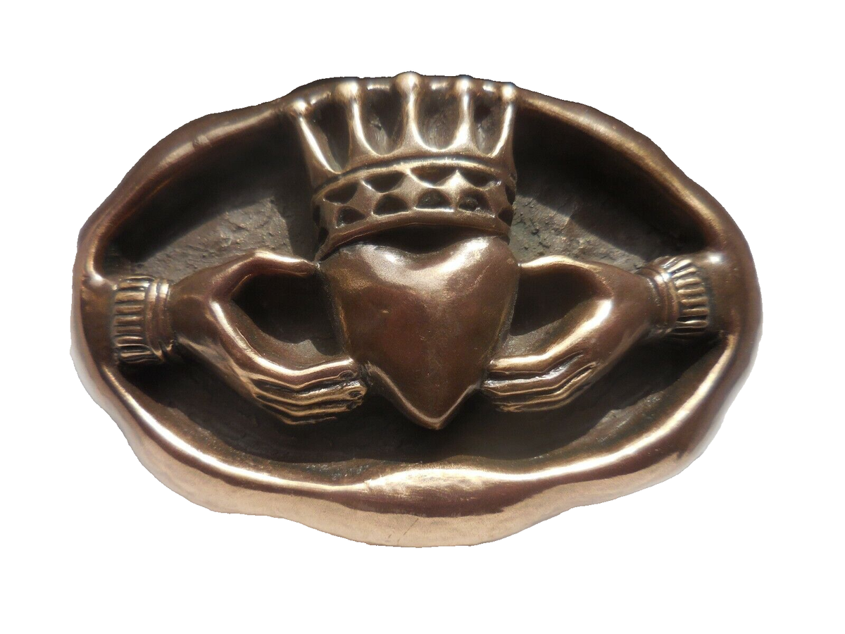 Claddagh Ring Emblem Wall Plaque, Wild Goose Studio, Gift Boxed