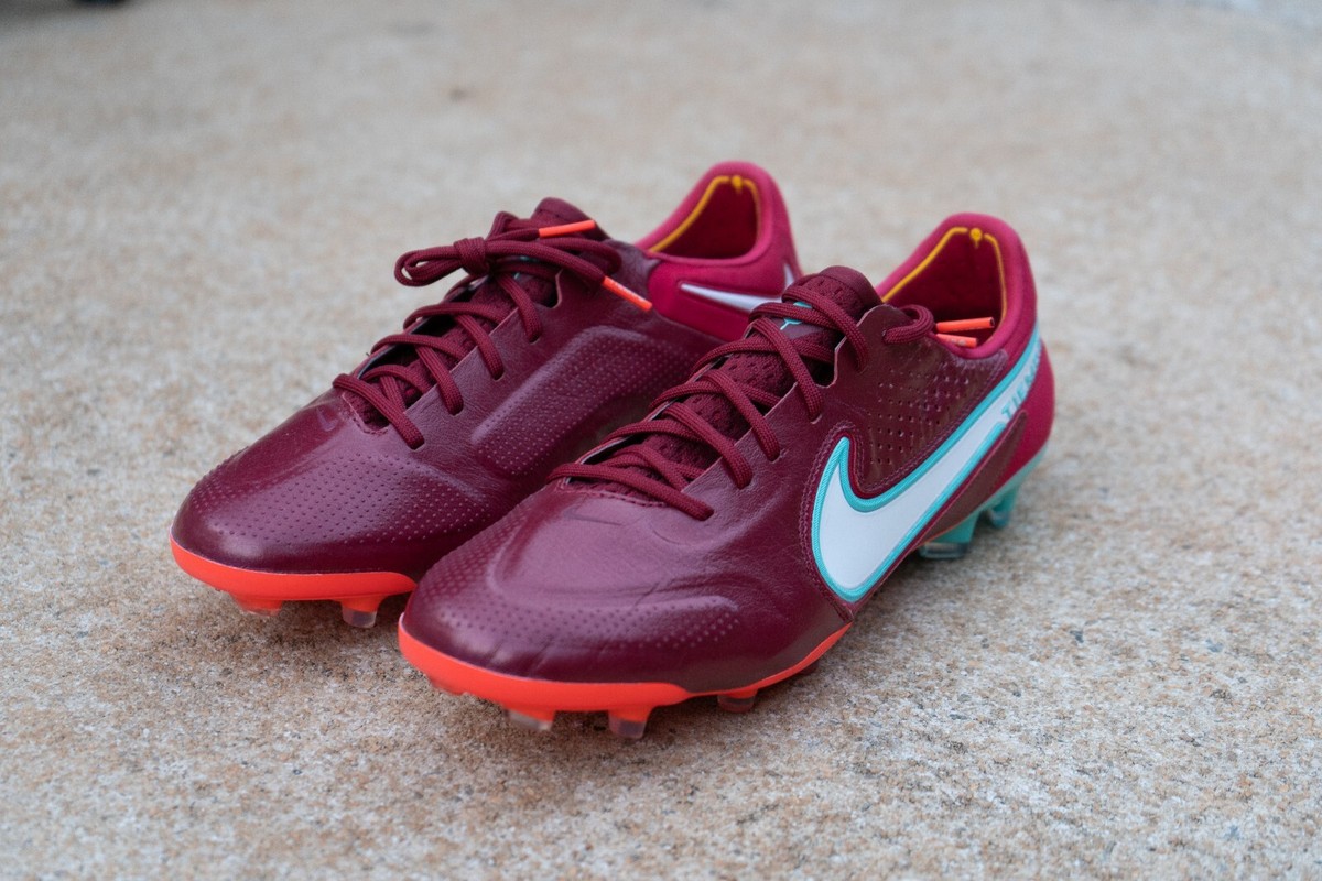 Nike Tiempo Legend 9 Elite FG Size 10 | Burgundy | eBay