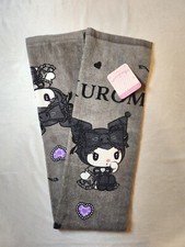 Sanrio Kuromi Midnight compact bath towel 20in 40in kawaii convenient size
