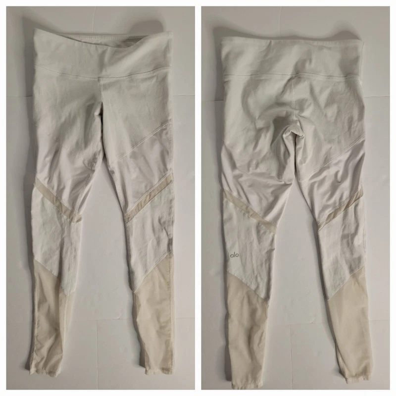 alo-yoga mesh cut outs mid rise leggings